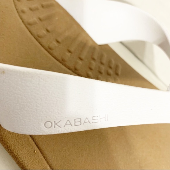 Okabashi Breeze Flip Flop Thong Sandal Contoured Footbed Arch Support Waterproof - Picture 9 of 11